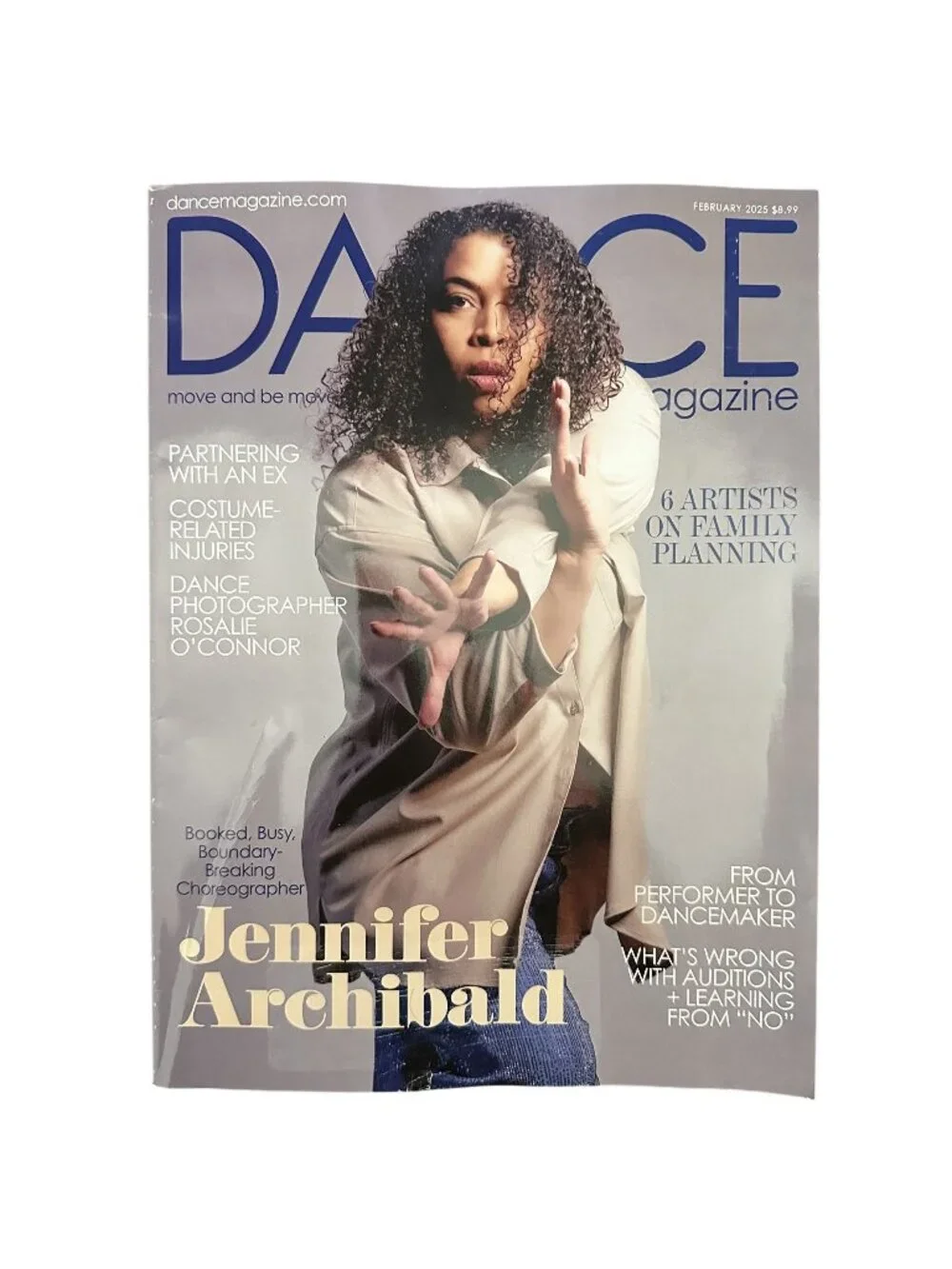 Dance Magazine February 2025 Jennifer Archibald Learning From No